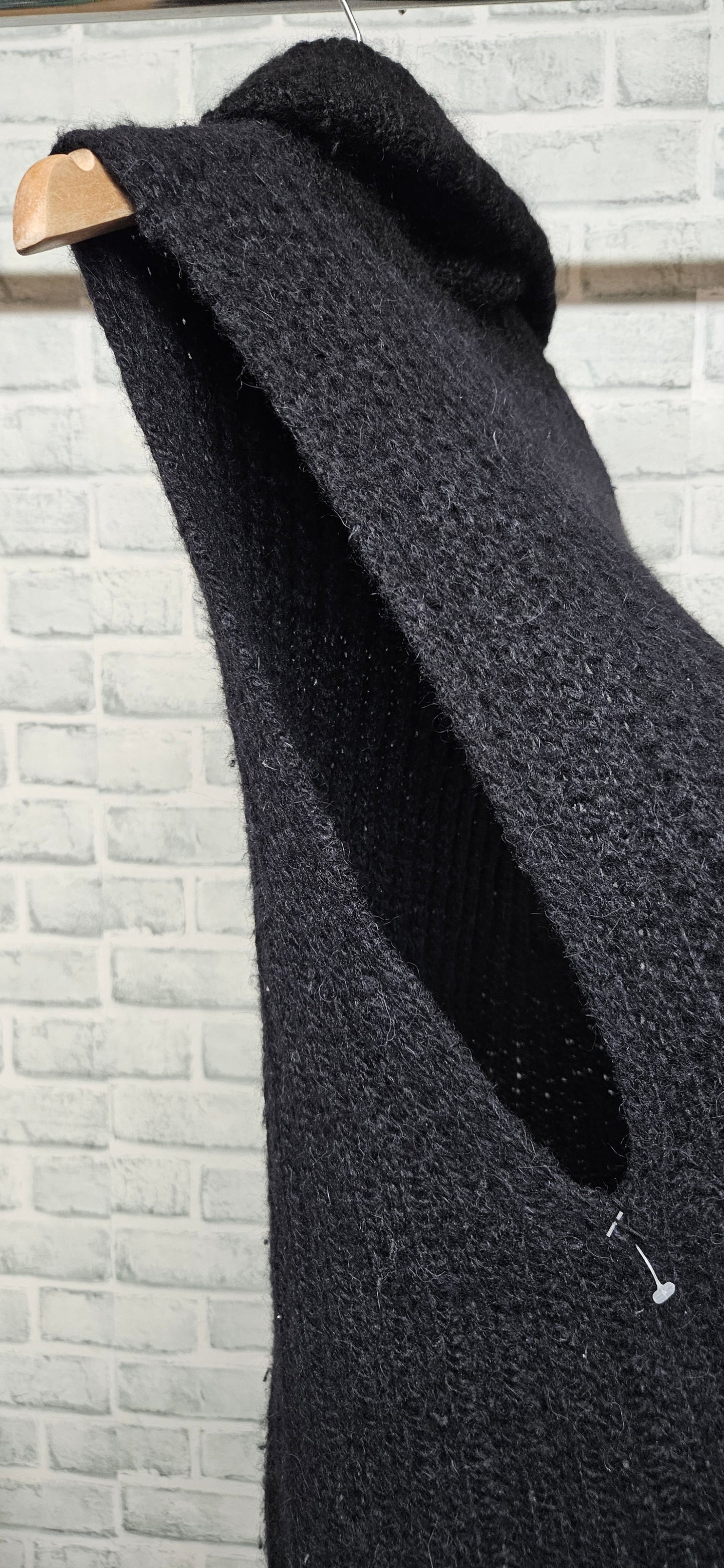 3.1 Phillip Lim Black Sleeveless Roll Neck Vest Top Size Medium