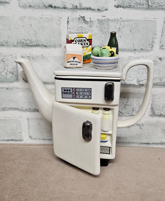 Tea Council Collection by South-West Ceramics Ltd 1990 Vintage Open Fridge Teapot