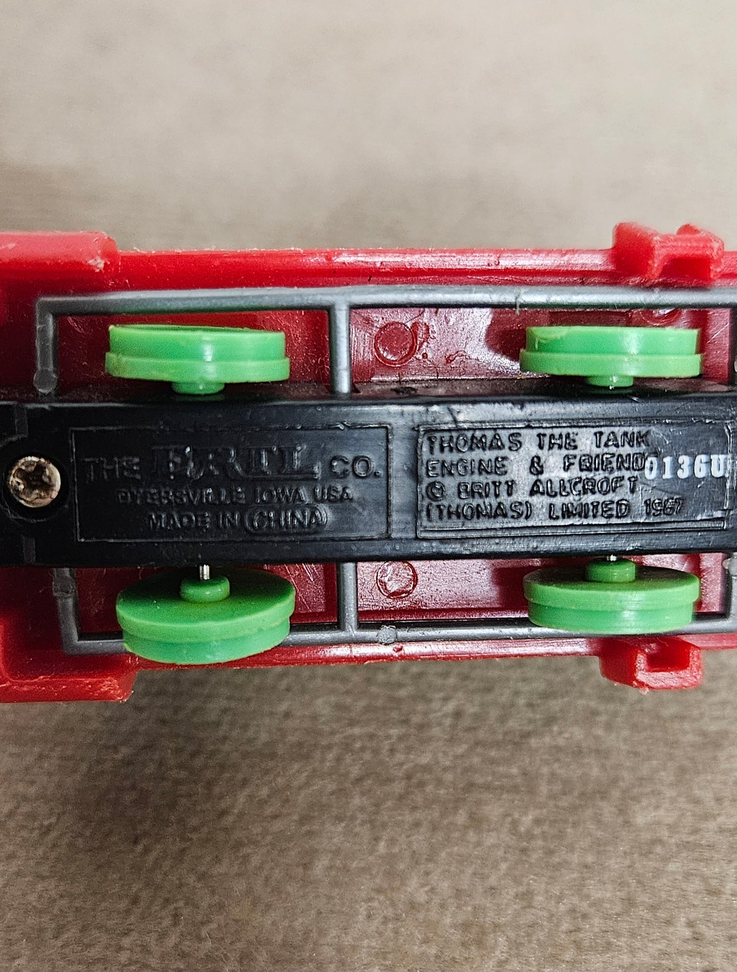 Thomas The Tank Engine ERTL Carry Case 1994 with Trains Inside