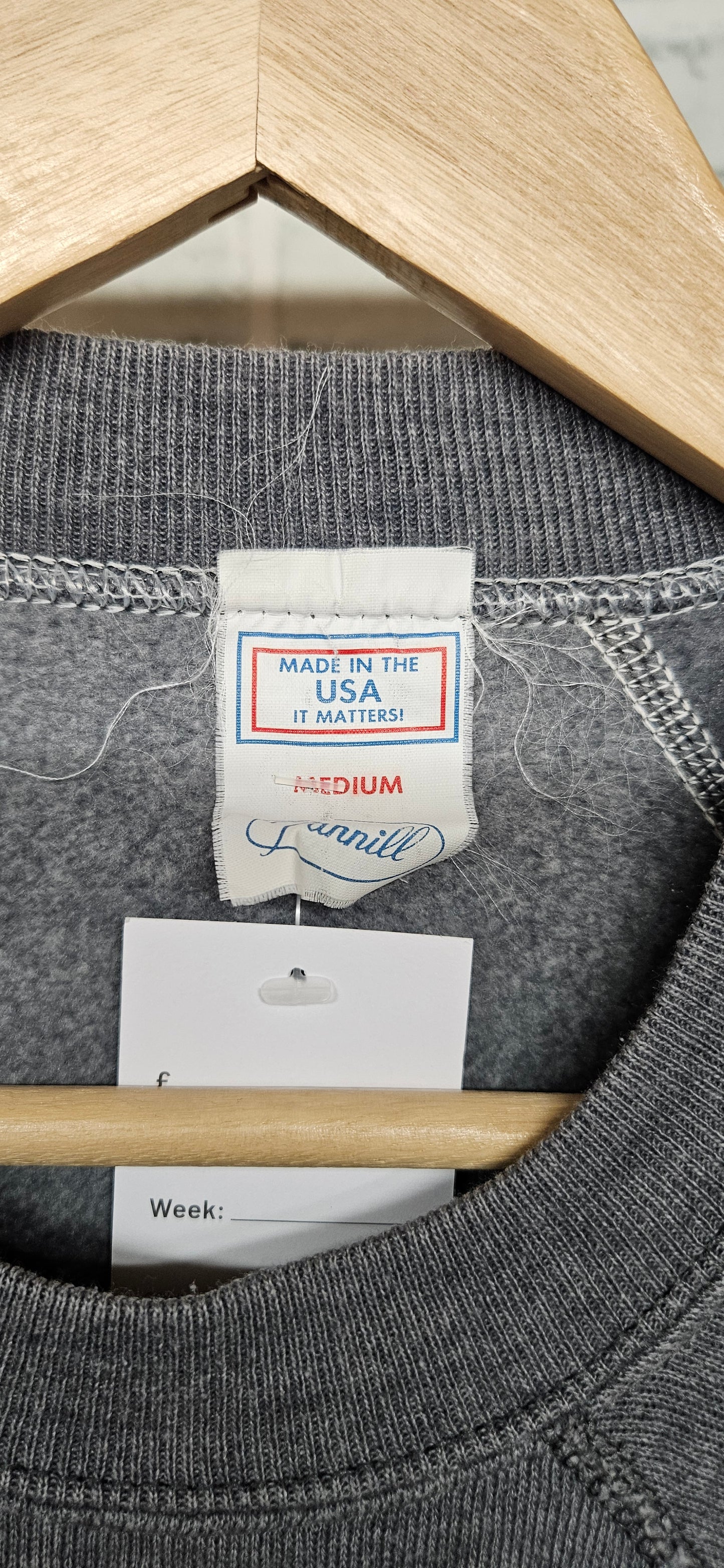Vintage Grey USA Voyager Sweatshirt Size Medium