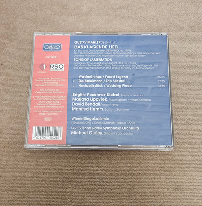 Gustav Mahler Das Klagende Lied CD