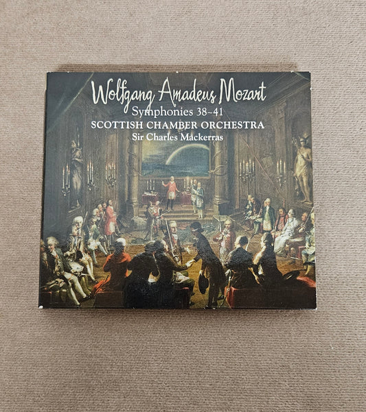 Wolfgang Amadeus Mozart Symphonies 38-41 Scottish Chamber Orchestra Sir Charles Mackerras CD