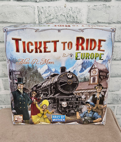 Ticket to Ride Europe Alan R. Moon Board Game