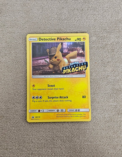 Detective Pikachu SM 170 Pokémon Promo Card Stamped