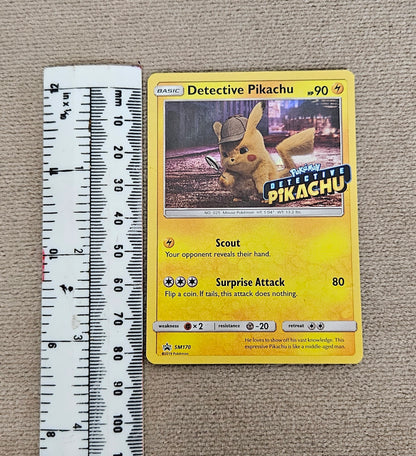 Detective Pikachu SM 170 Pokémon Promo Card Stamped