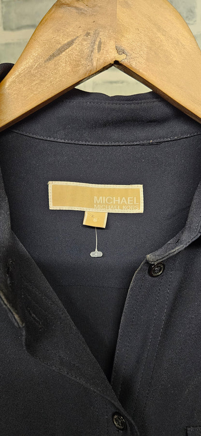 Michael Kors Navy Boiler Suit Jumpsuit Size 8 US