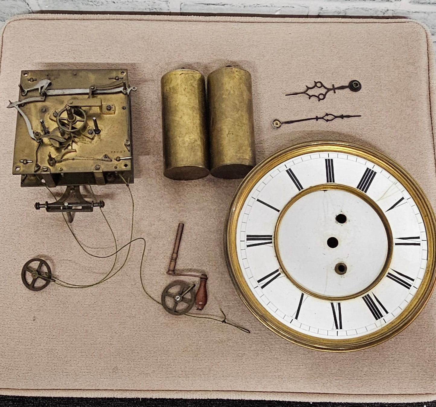 Antique and Vintage Clock Parts Job Lot Regulator Weight for Wall Clock