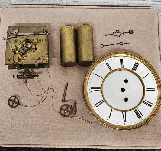 Antique and Vintage Clock Parts Job Lot Regulator Weight for Wall Clock