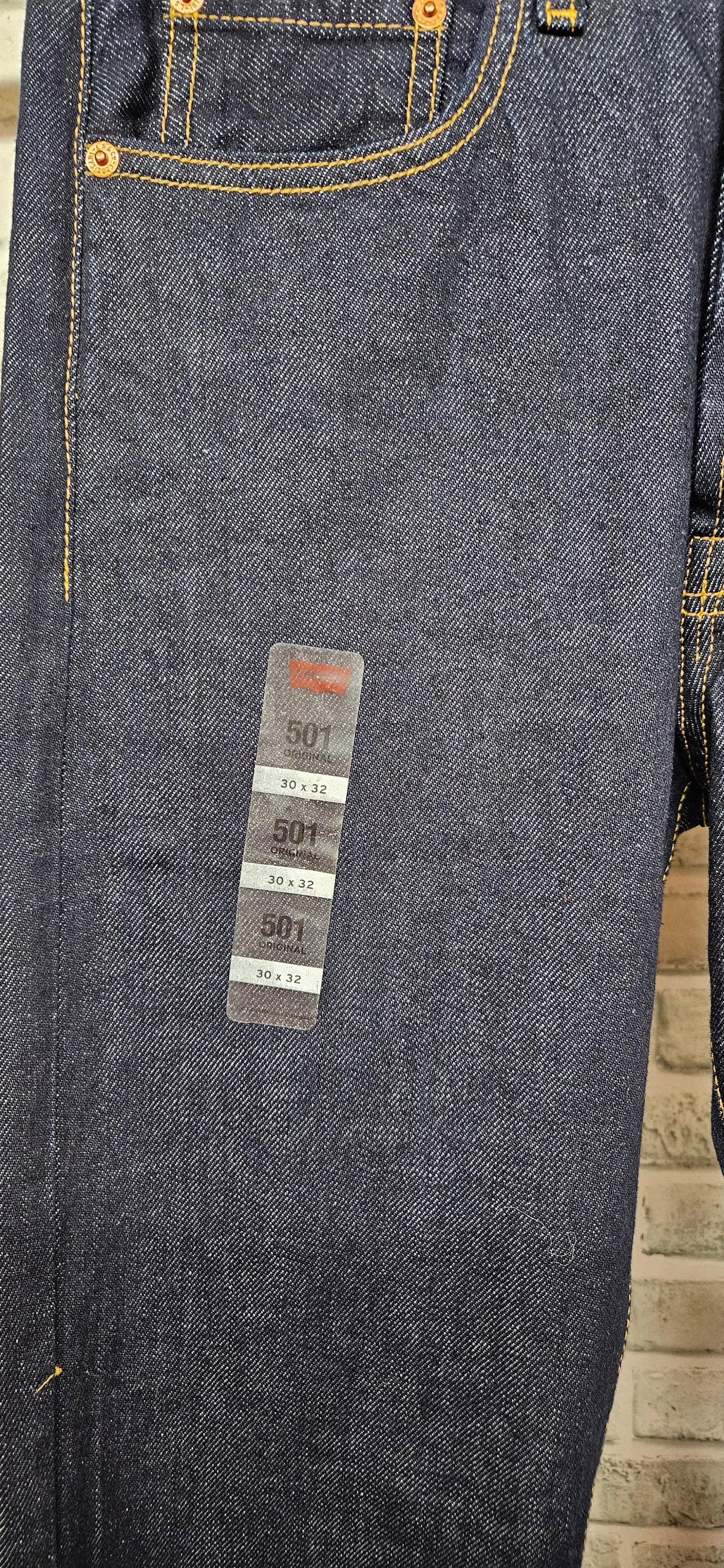 Levi's 501 150th Anniversary Dark Blue Denim Jeans 30x32 BNWT