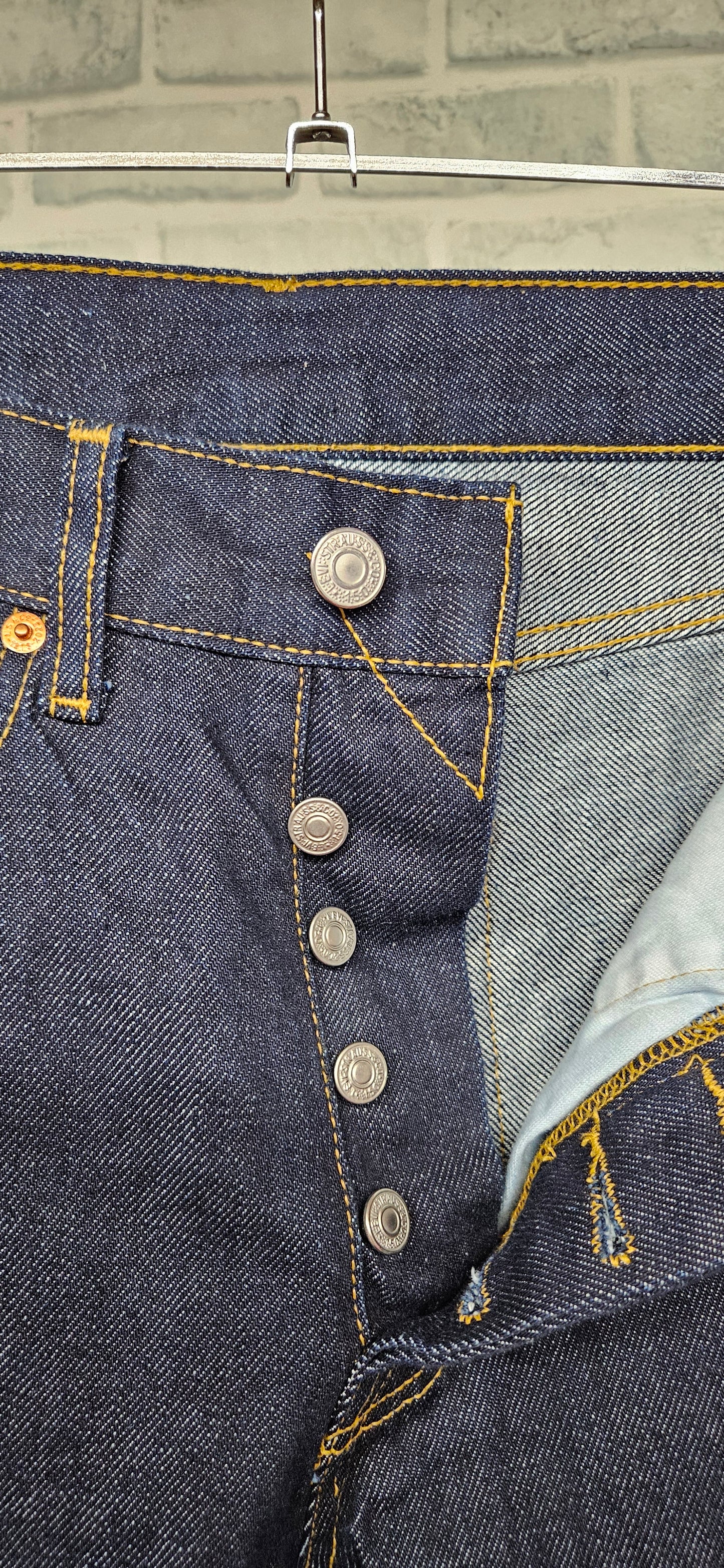 Levi's 501 150th Anniversary Dark Blue Denim Jeans 30x32 BNWT