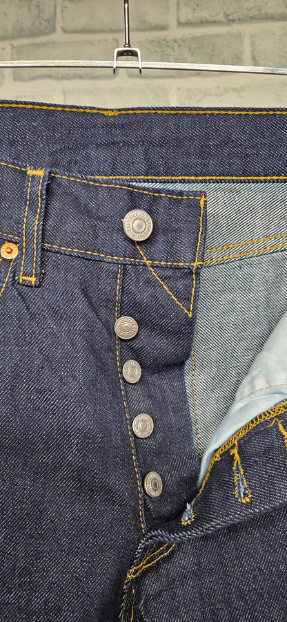 Levi's 501 150th Anniversary Dark Blue Denim Jeans 30x32 BNWT