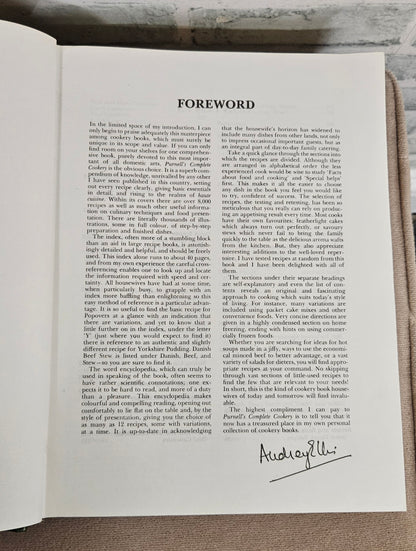Purnell's Complete Cookery Hardback 1979