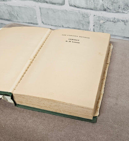 Collins Cortina German in 20 Lessons Hardback