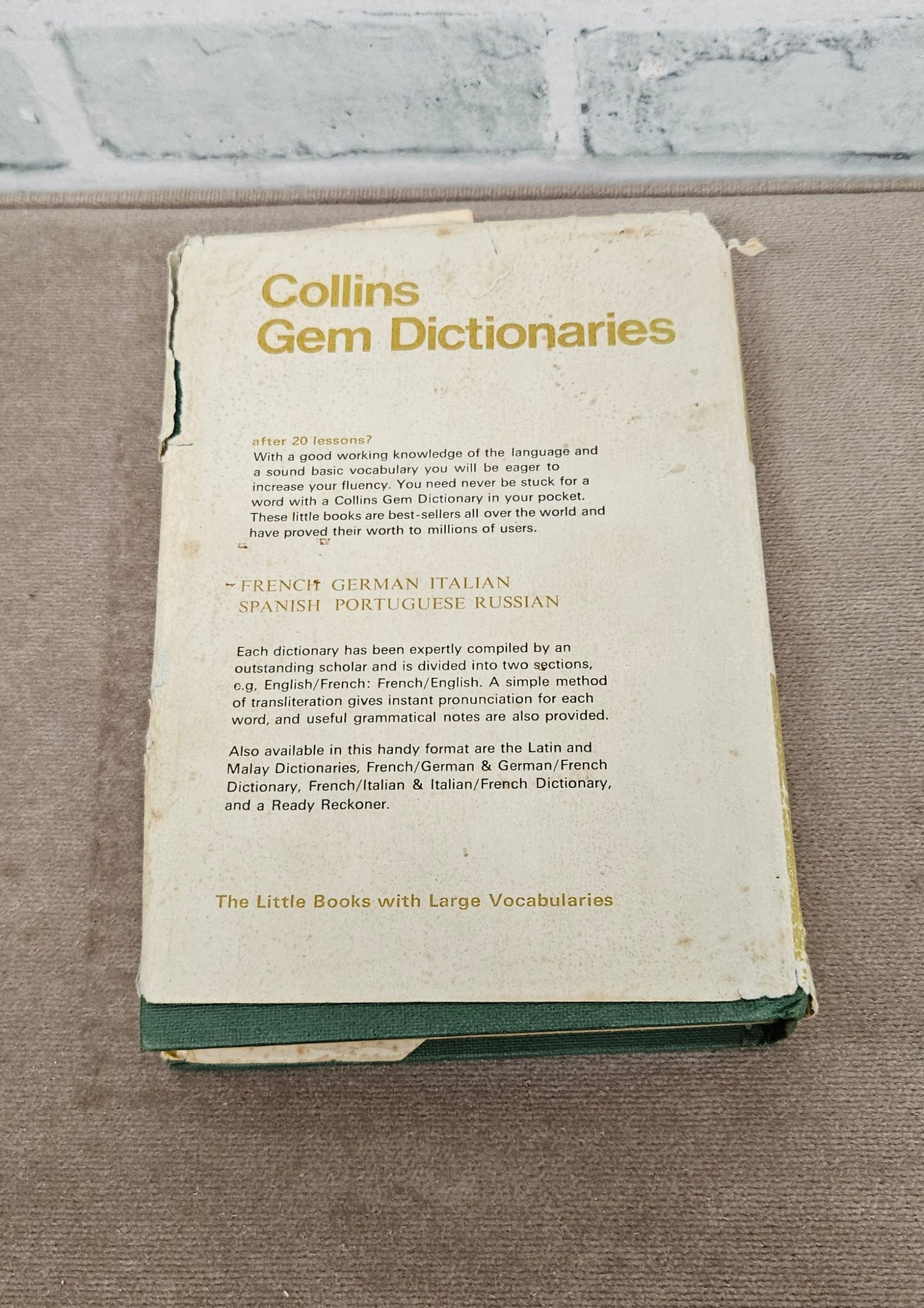 Collins Cortina German in 20 Lessons Hardback