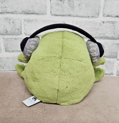 Jellycat Ricky Rain Frog with Headphones Plushie Toy