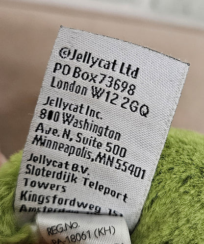 Jellycat Ricky Rain Frog with Headphones Plushie Toy