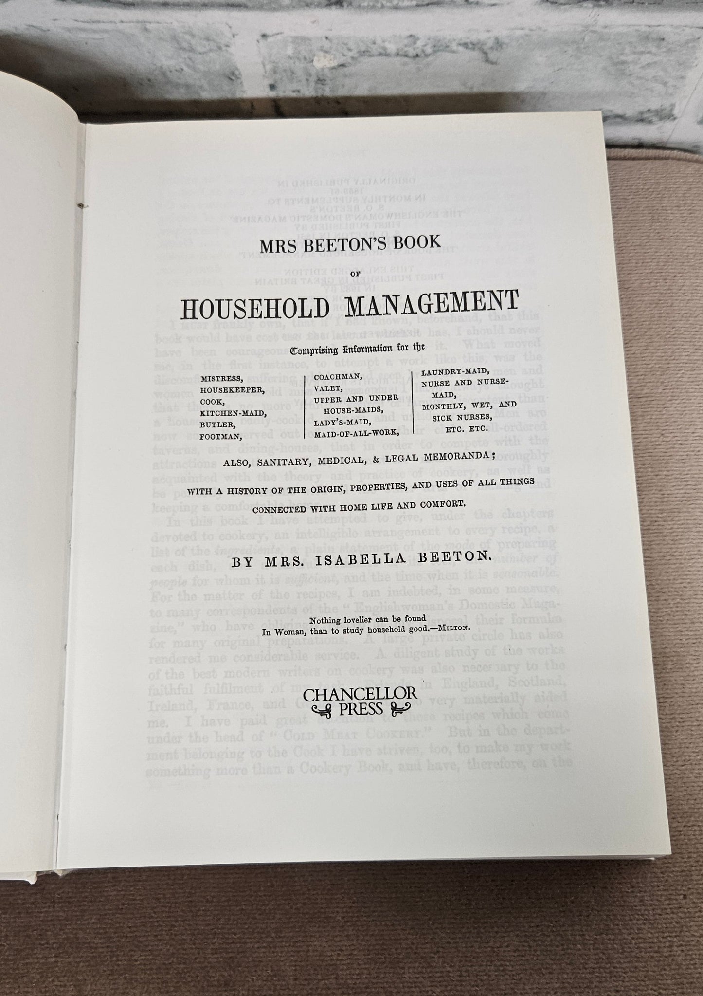 Mrs Beeton's Book of Household Management Hardback