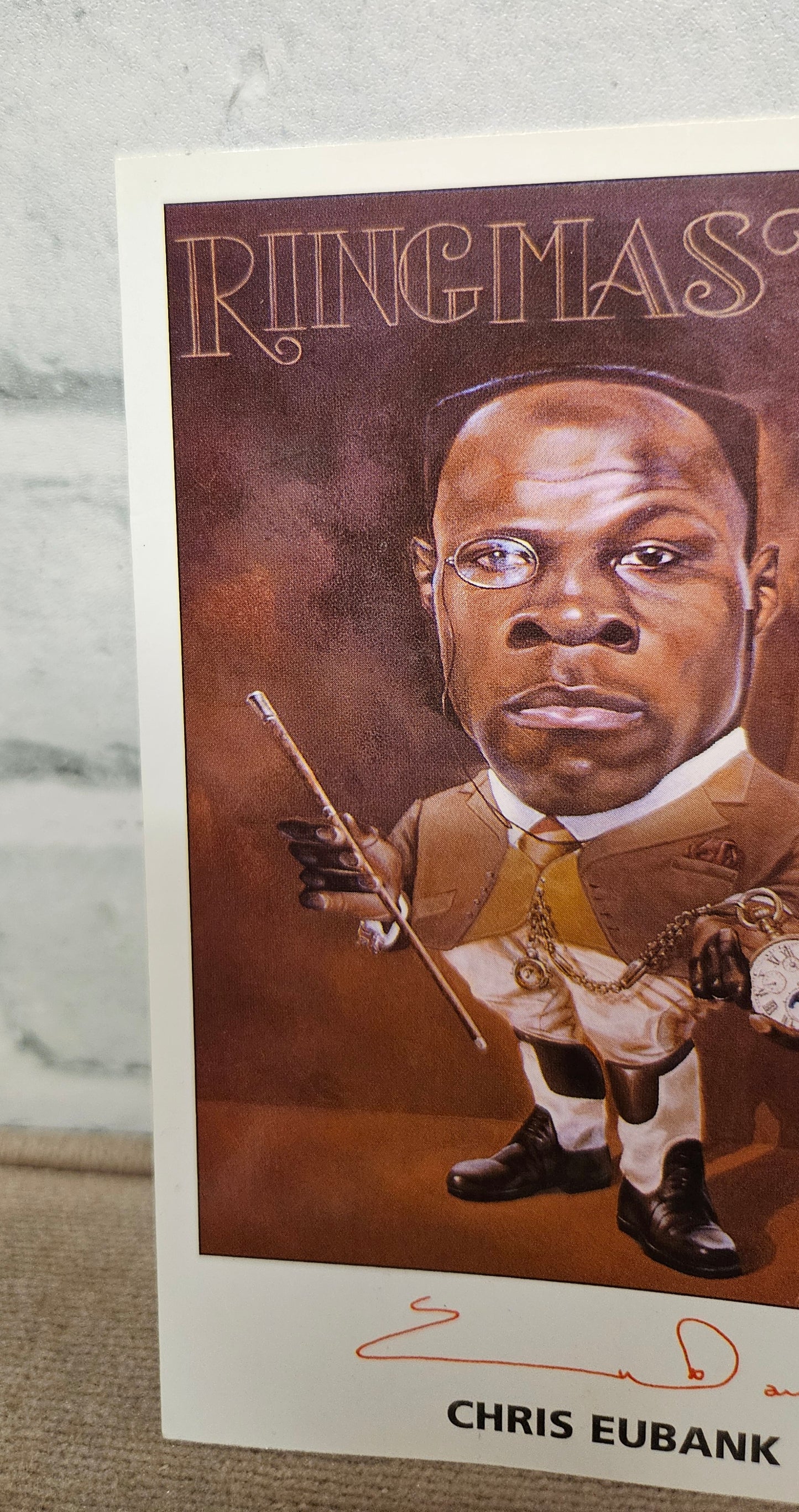 Chris Eubank 'Ringmaster' Signed Postcard (NOT AUTHENTICATED)