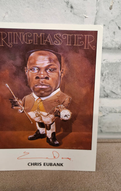 Chris Eubank 'Ringmaster' Signed Postcard (NOT AUTHENTICATED)