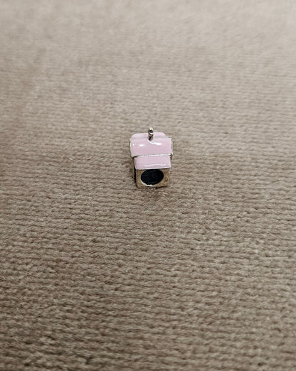 Pink Church Chappell Sterling Silver Charm