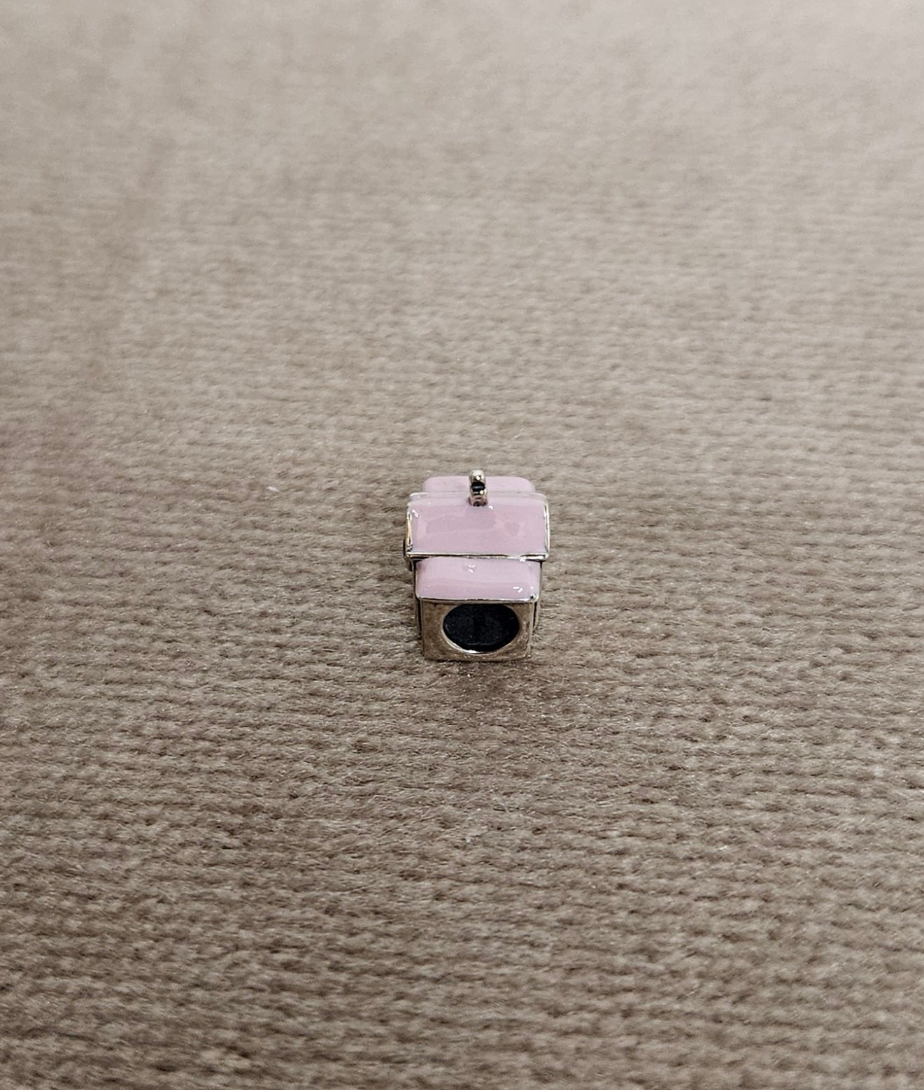 Pink Church Chappell Sterling Silver Charm