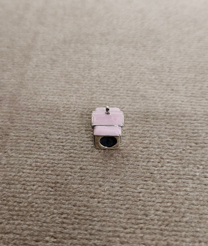 Pink Church Chappell Sterling Silver Charm