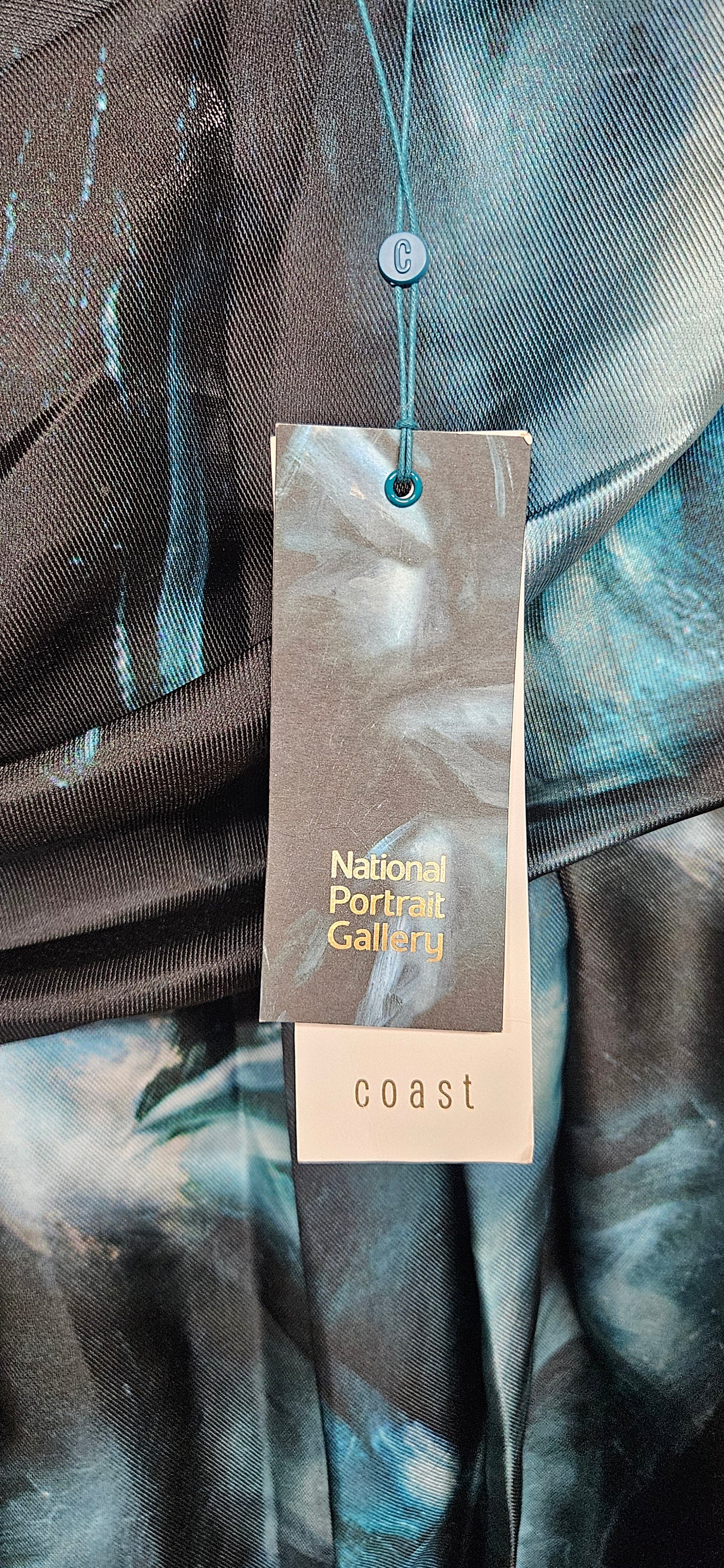 Coast Limited Edition National Portrait Gallery Gertrude Green Printed Dress Size 18 BNWT
