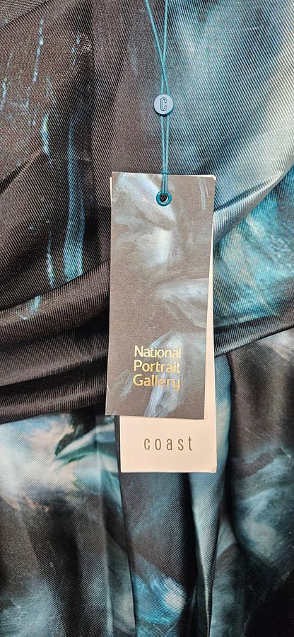 Coast Limited Edition National Portrait Gallery Gertrude Green Printed Dress Size 18 BNWT