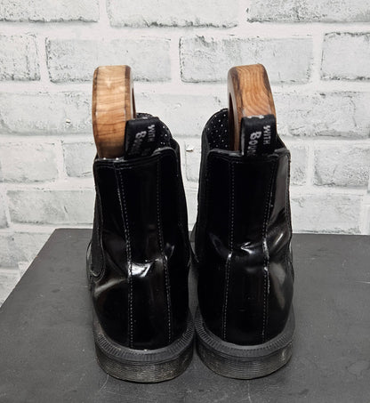 Dr Martens Black Flora Ankle Boots Size 6