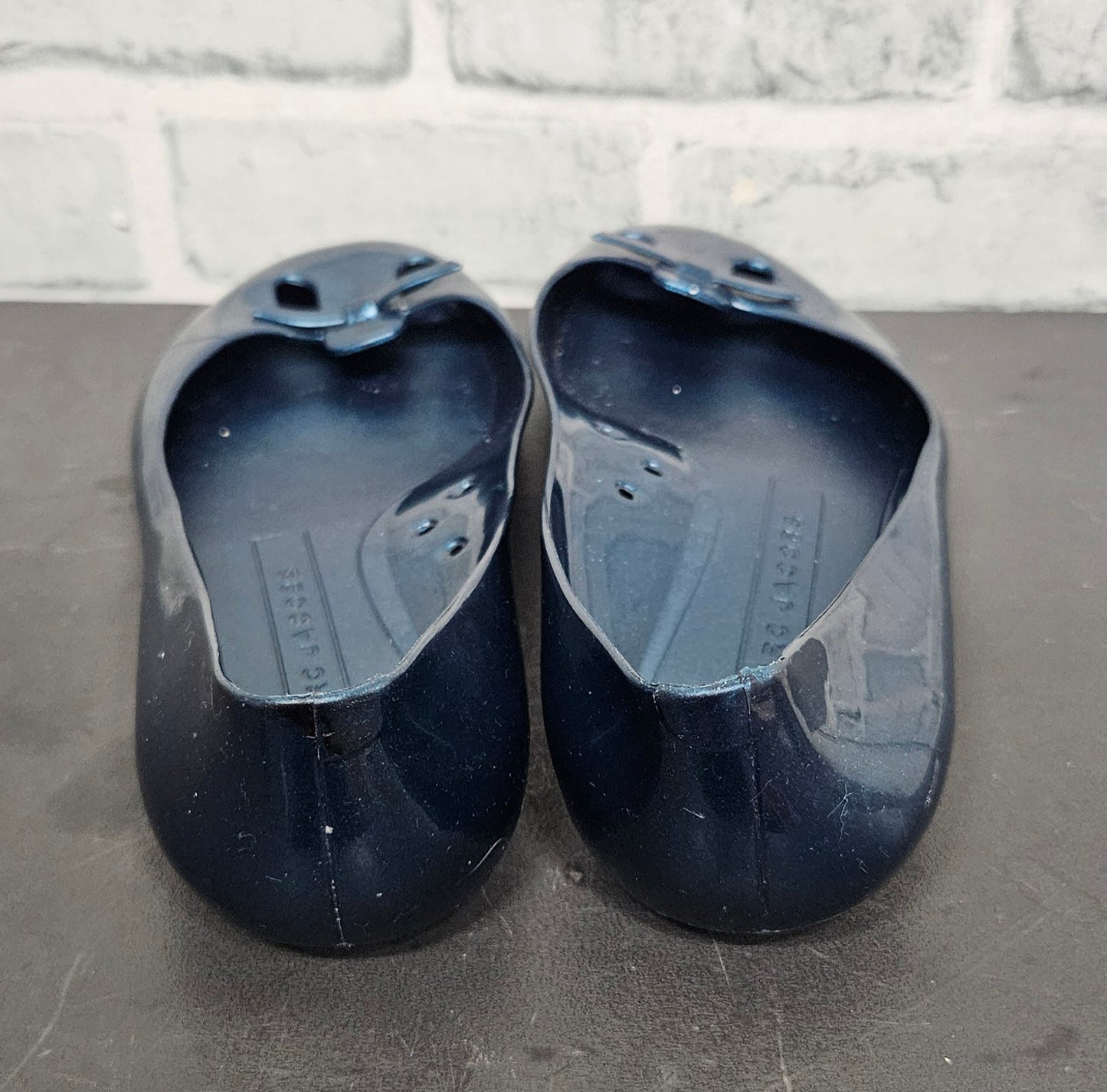 Marc Jacobs Blue Glitter Jelly Ballet Flats Size 39/6