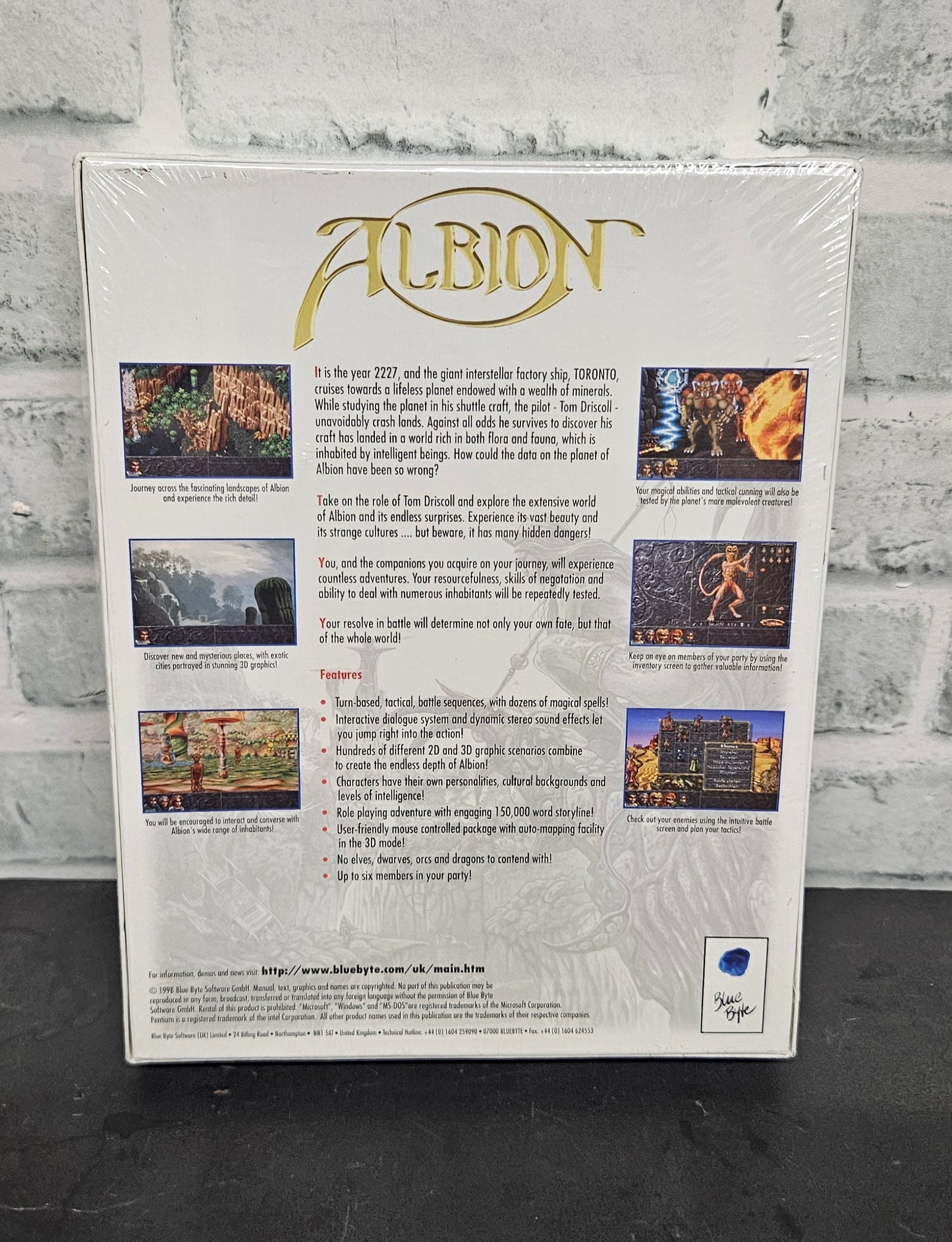 Albion PC 1998 Classics Editions Game Boxed Sealed