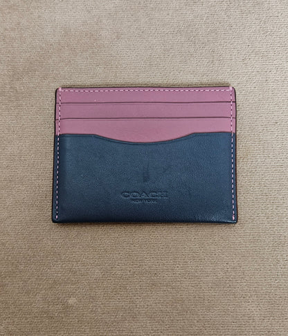 Coach Two Tone Leather Card Holder