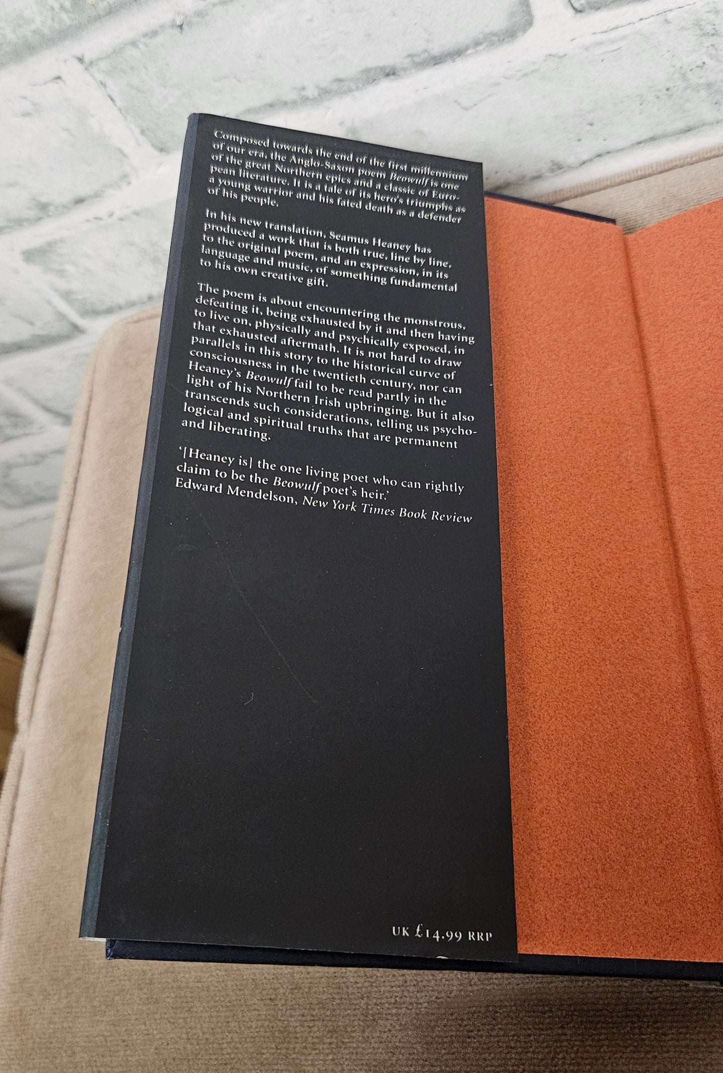 Beowulf translated by Seamus Heaney Hardback 1999
