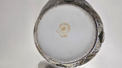 Moroccon Ceramic Soup Tureen Set - Lidded Bowl and Ladle