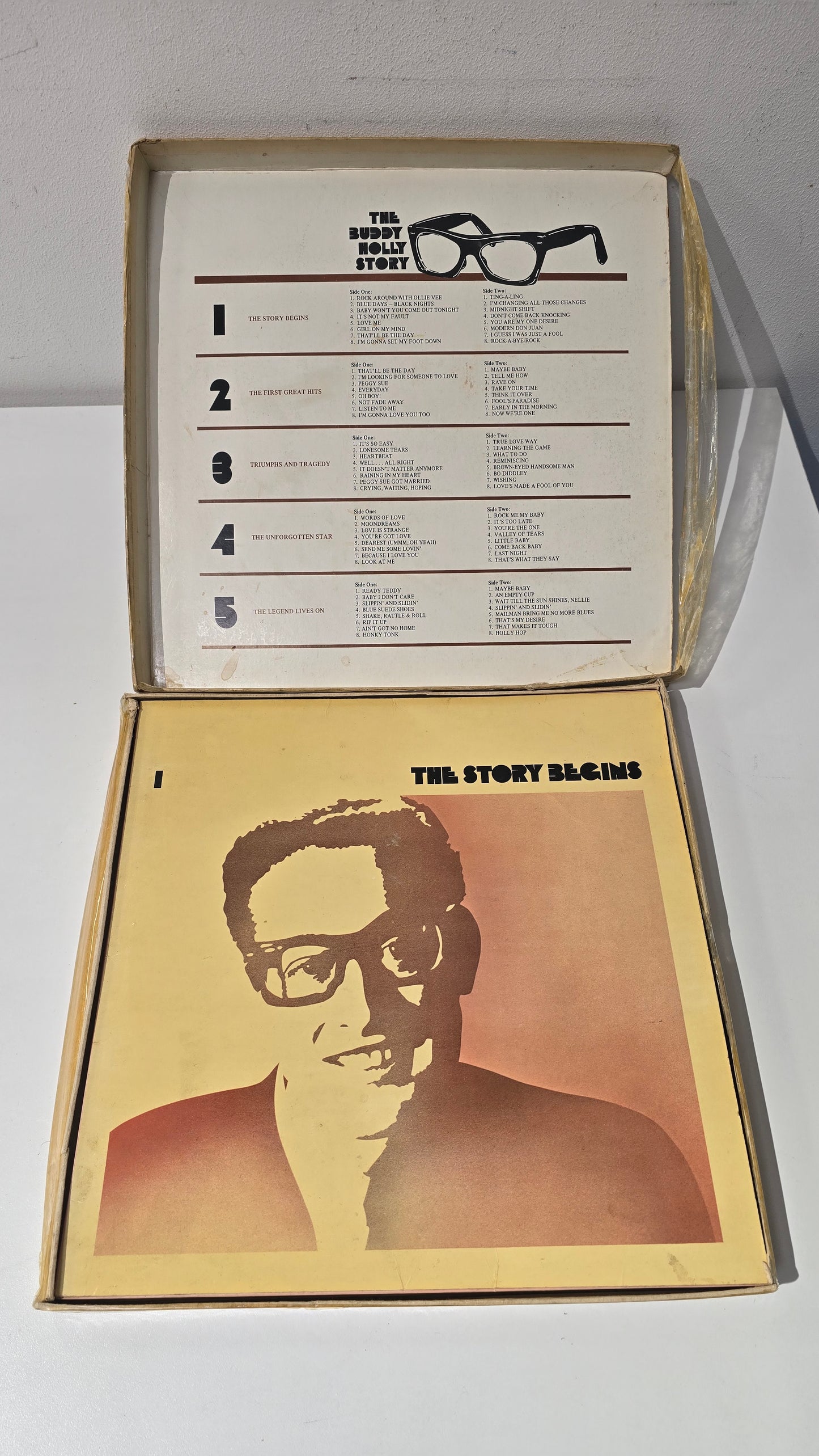 Vintage The Buddy Holly Story Vinyl Set No Booklet
