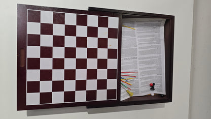 Spin Master 10 Game Set in Wooden Cabinet