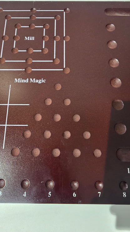 Spin Master 10 Game Set in Wooden Cabinet