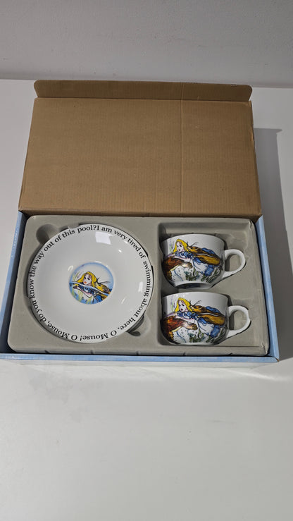Paul Cardew's Alice in Wonderland Cups & Saucers boxed set