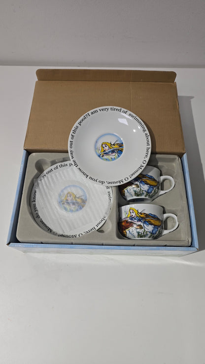 Paul Cardew's Alice in Wonderland Cups & Saucers boxed set