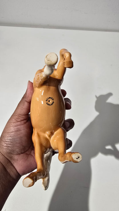 Beswick Vintage Prancing Arab Palomino horse Model 1261