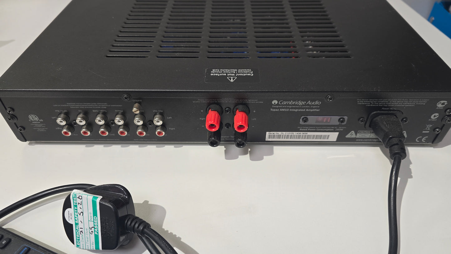 Cambridge Audio Topaz AM10 Amp & CD10 CD Player Bundle with Remote - TESTED
