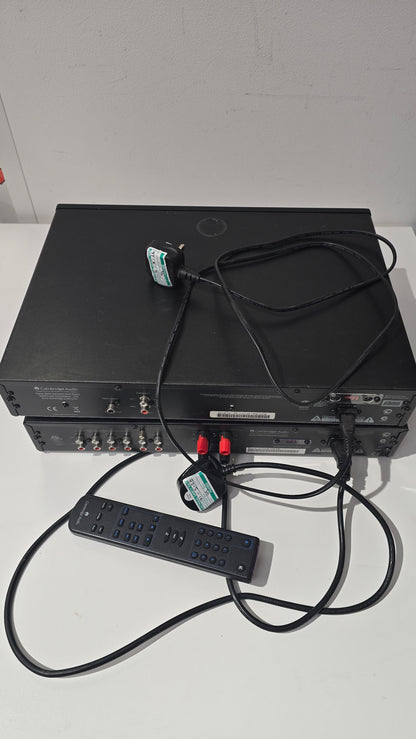 Cambridge Audio Topaz AM10 Amp & CD10 CD Player Bundle with Remote - TESTED