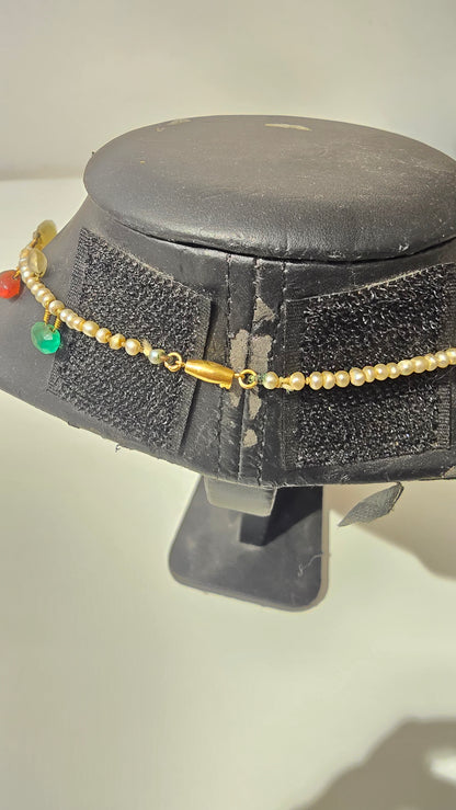 Unbranded pearl and semi precious stones necklace