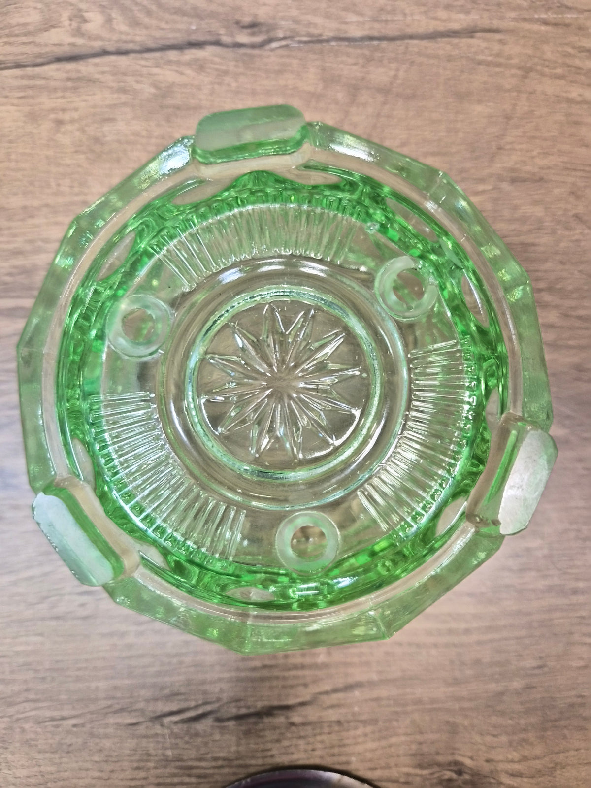 Uranium Vintage Art Deco Posy Bowl M82