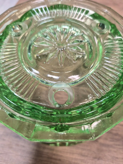 Uranium Vintage Art Deco Posy Bowl M82