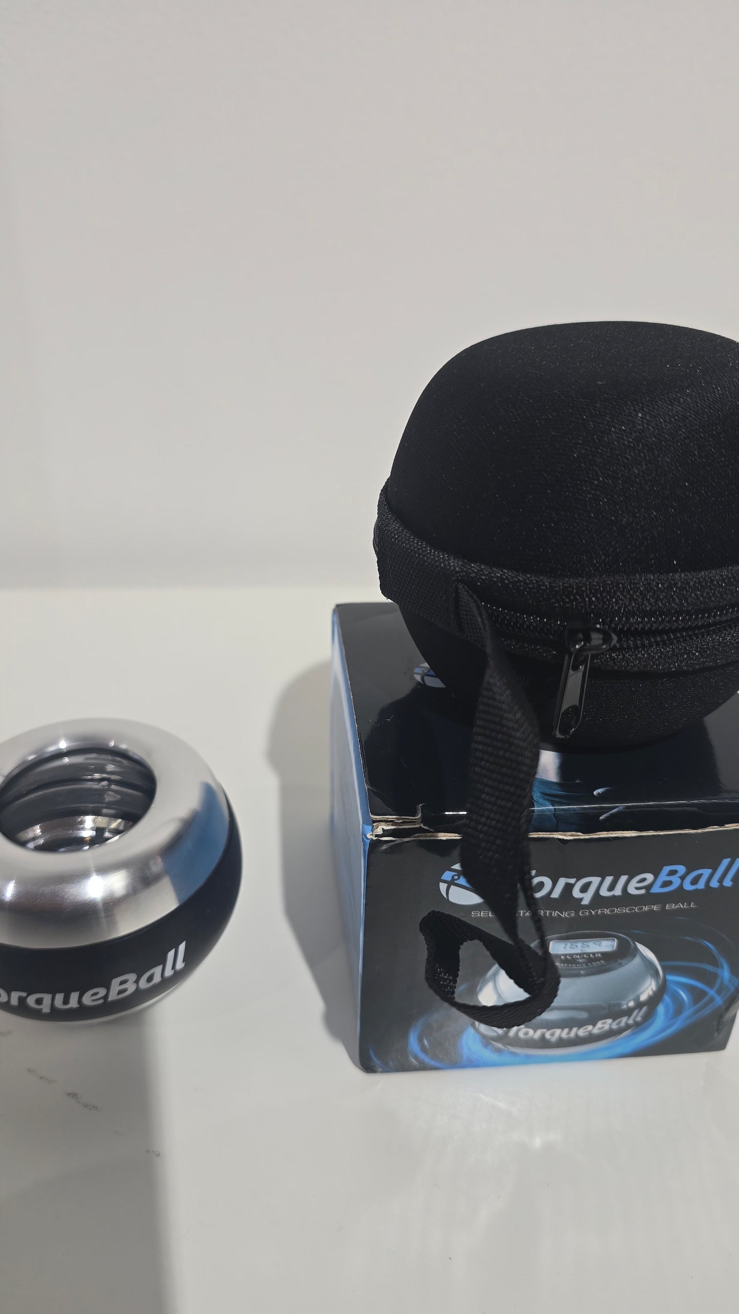 Torque Ball Gyroscope Wrist Ball Hand Exerciser Auto-start Grip Trainer With Case