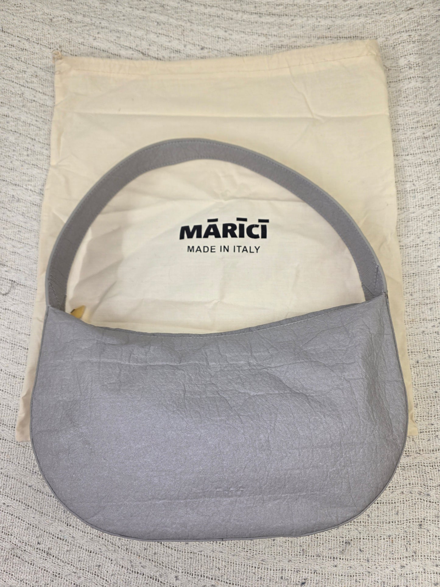 Marici Italian 100% Plant-Based Light Grey Handbag