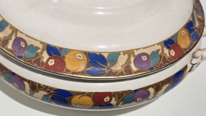 Trio set of Vintage Losol Ware Keeling & Co Berries 5665 Soup & Vegetable Tureens Lidded No Ladle