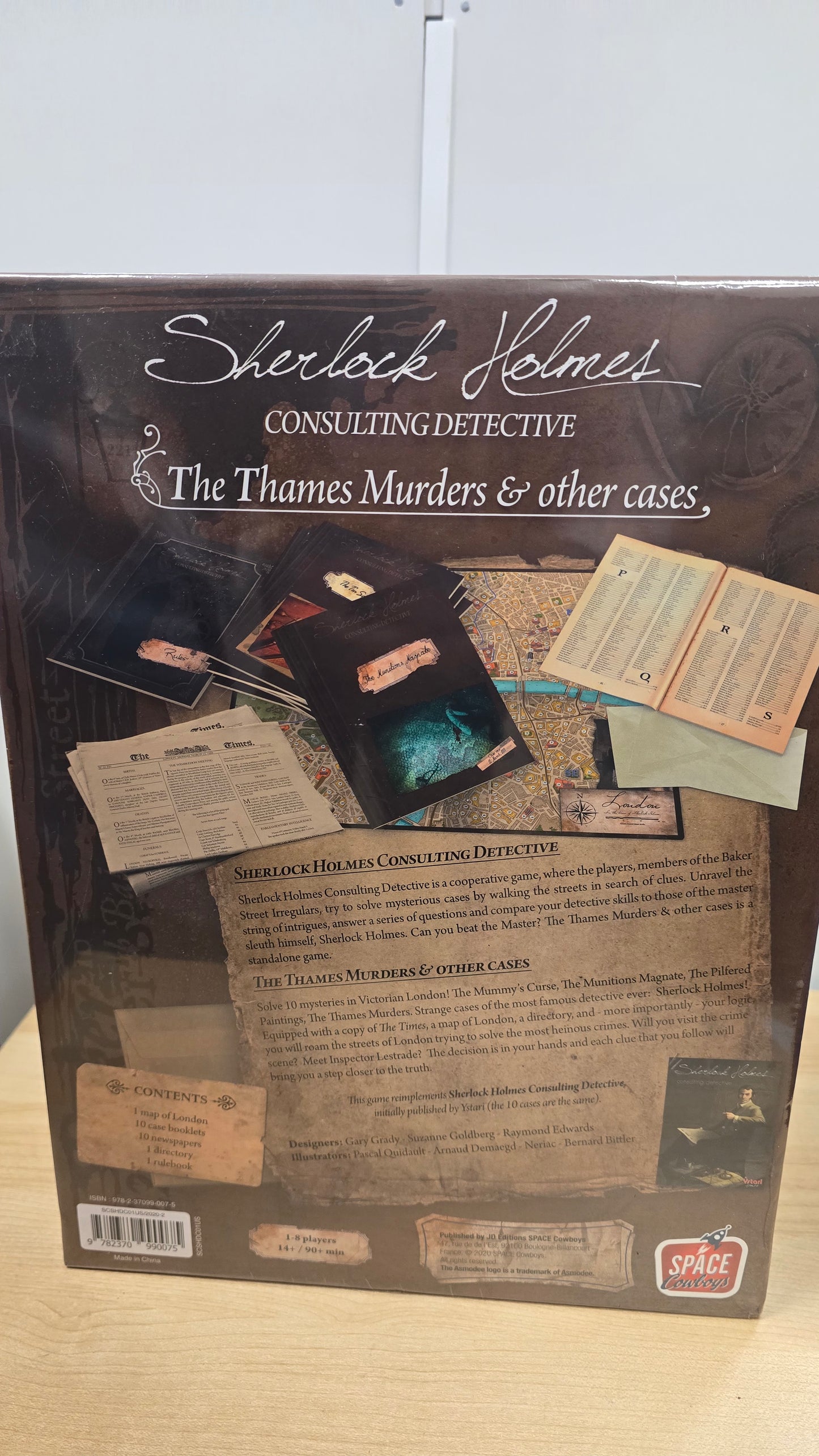 Sherlock Holmes Consulting Detective: The Thames Murders Board Game - Sealed