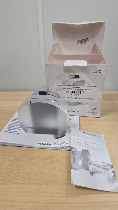 Eschenbach Makrolux 2.2x LED Illuminated Stand Magnifier - Complete Set